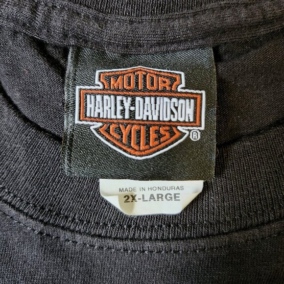 Harley Davidson 2017 Flaming Skull Tee‎ Size 2X Cincinnati, Ohio - Picture 5 of 8